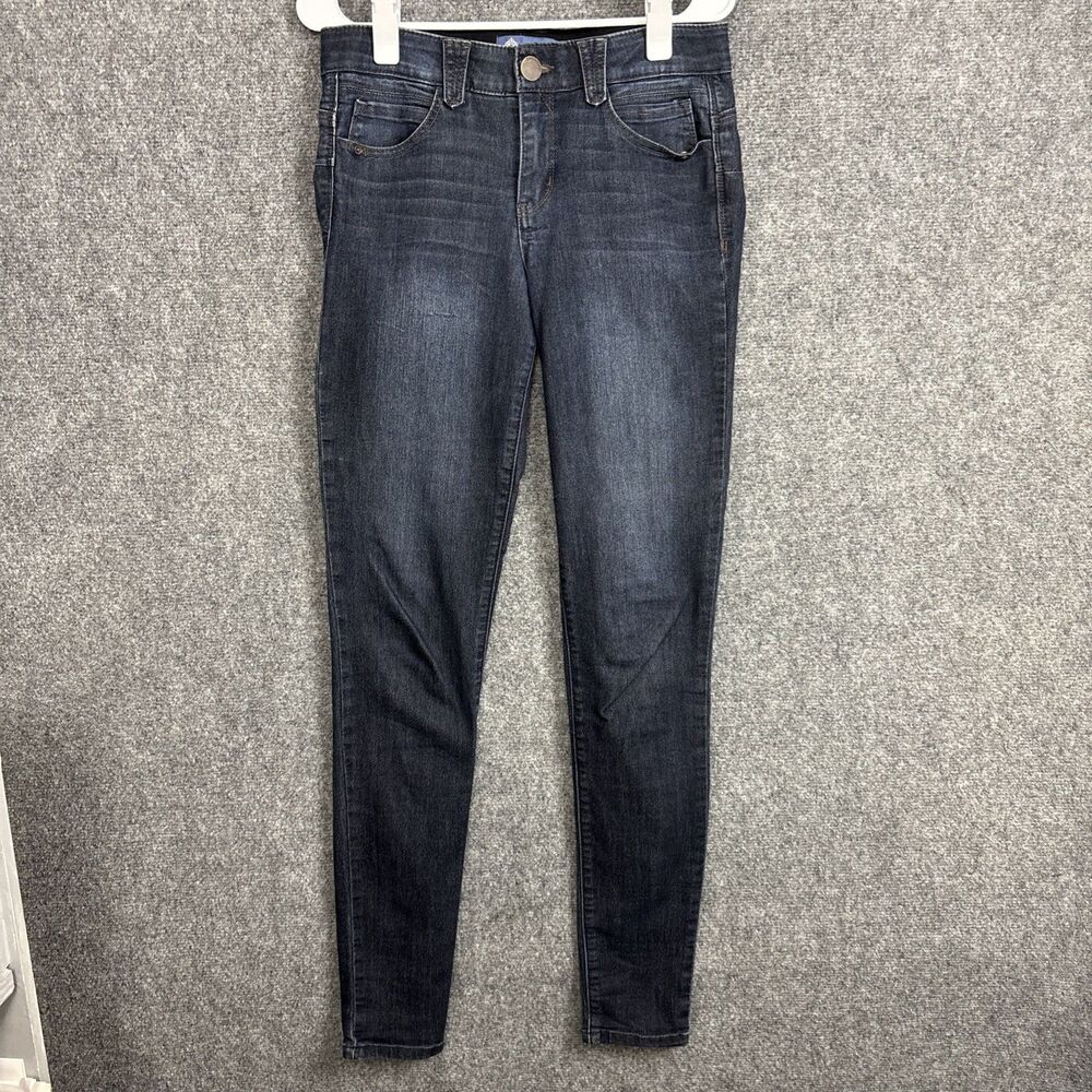 Democracy Ab Solution Jeans Womens Size 10 blue ankle Skinny Stretch Millennial